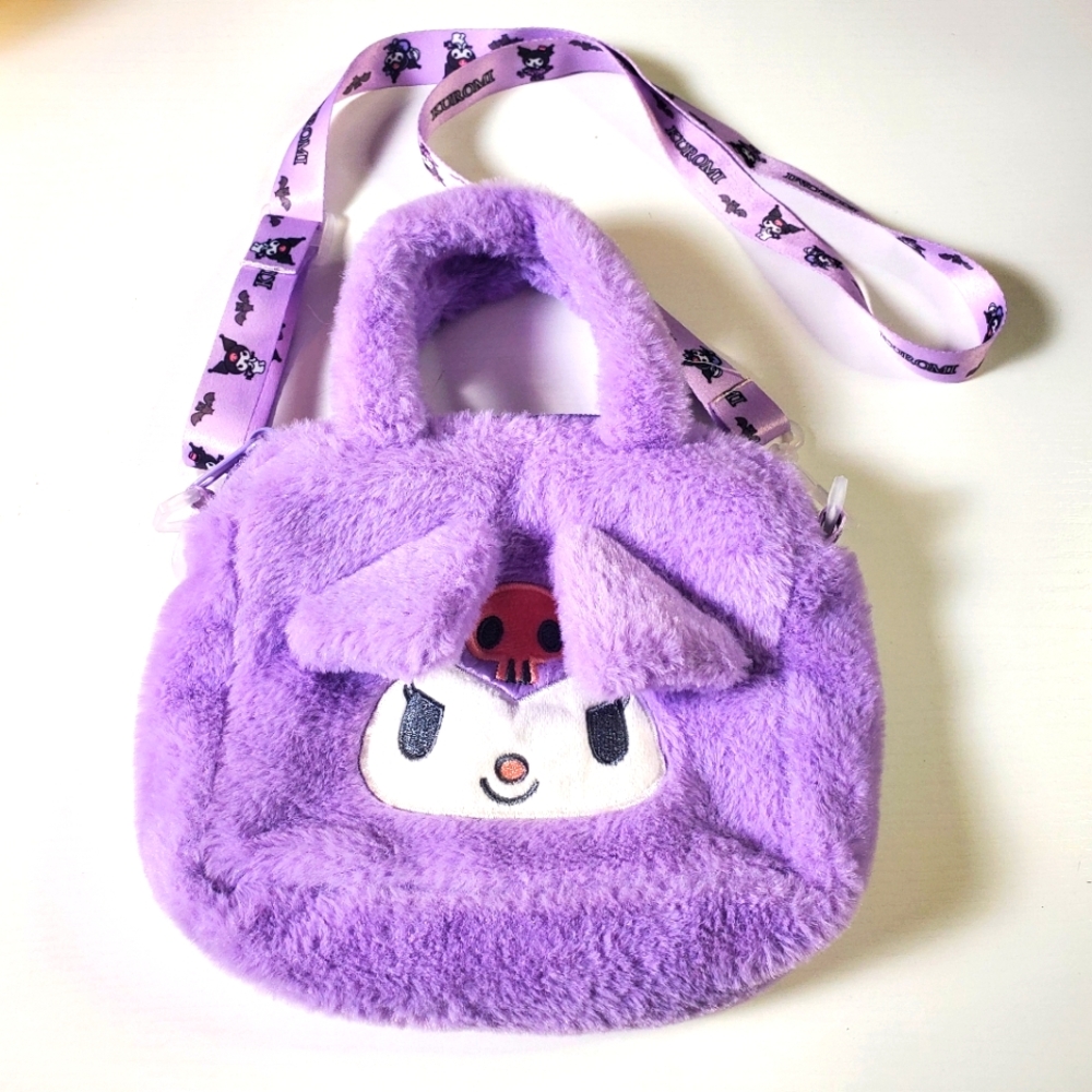 Kuromi Purple Plush Bag